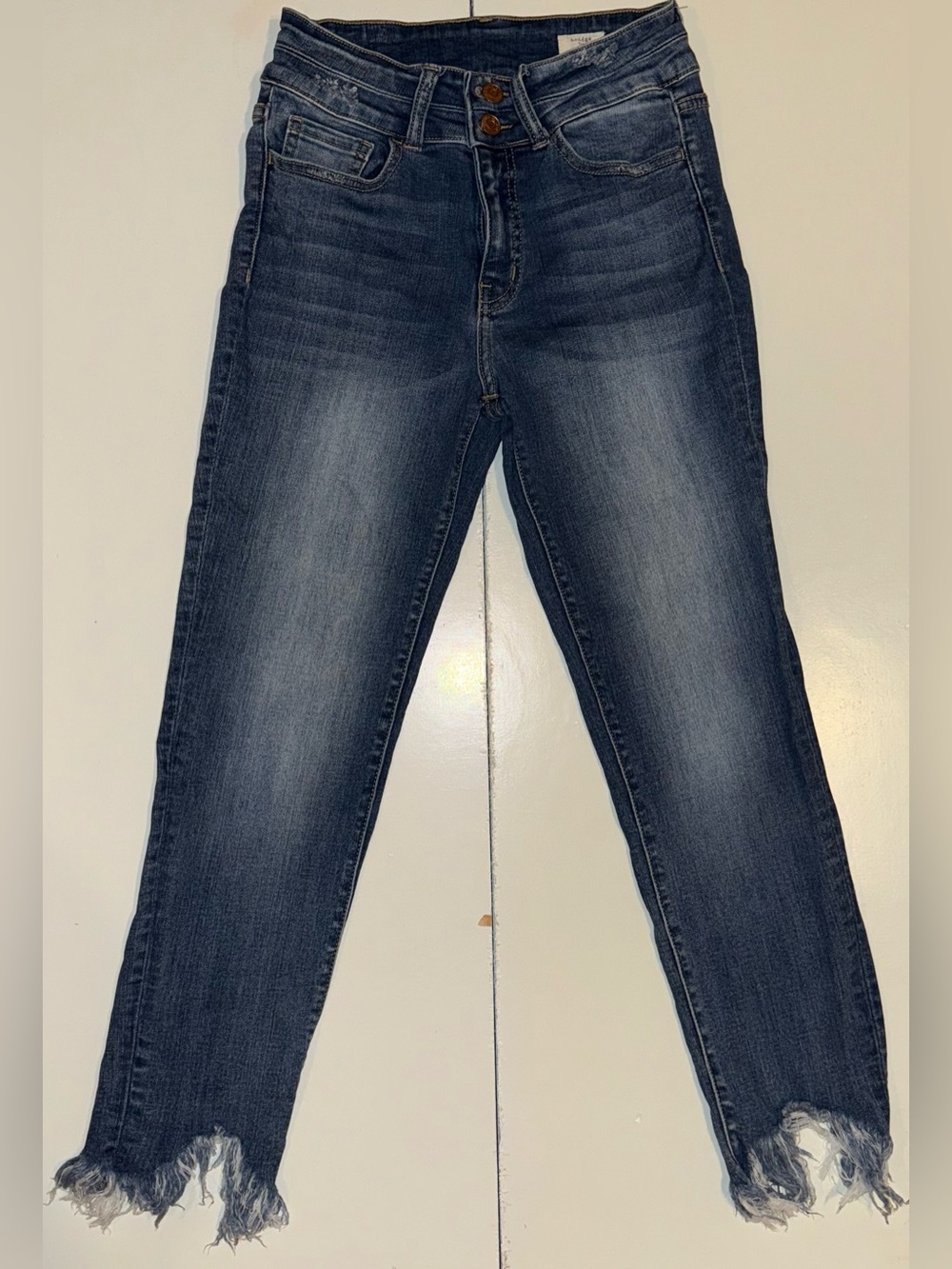Skinny Ankle Jeans in Dark Blue